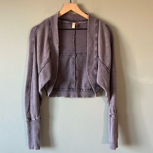 Anthropologie Purple Shrug - Size XS